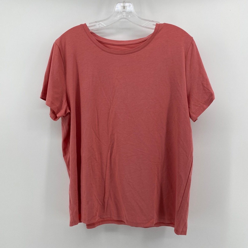 State of Day Intimates Sea Coral Cotton T-Shirt Women Large NWT
